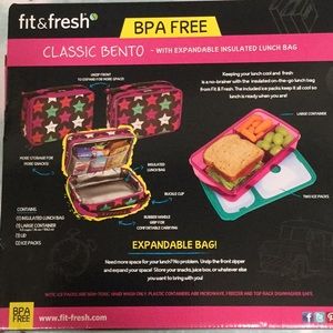fit and fresh expandable lunch box